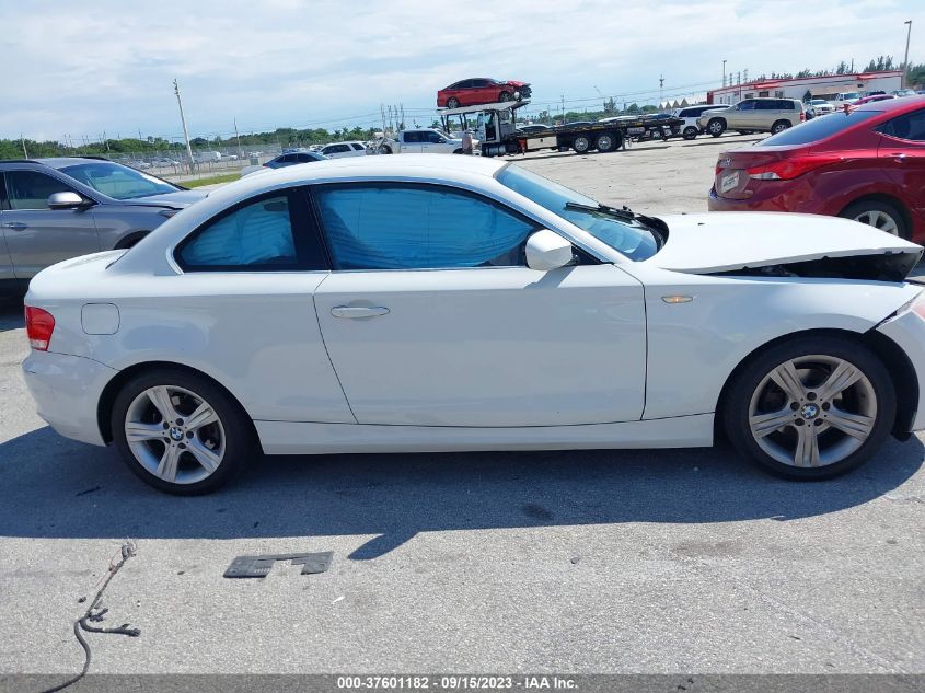 2013 BMW 1 SERIES 128I WBAUP7C58DVP24991