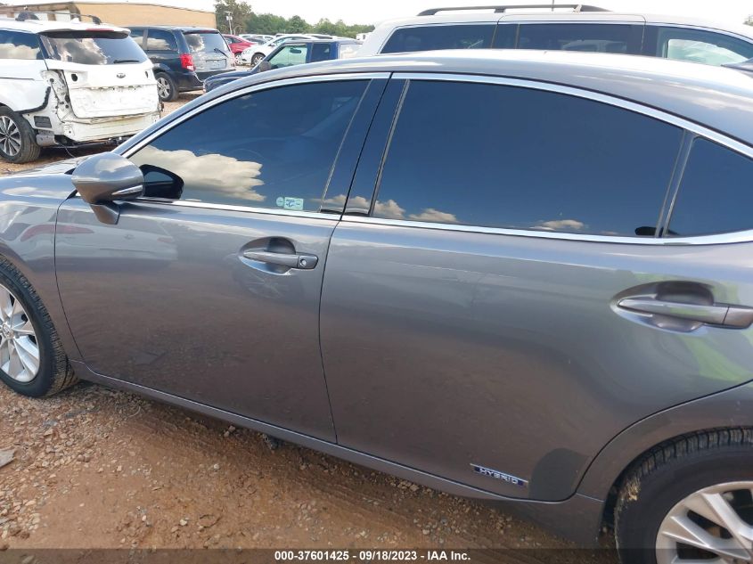 2013 LEXUS ES 300H HYBRID JTHBW1GG9D2027206