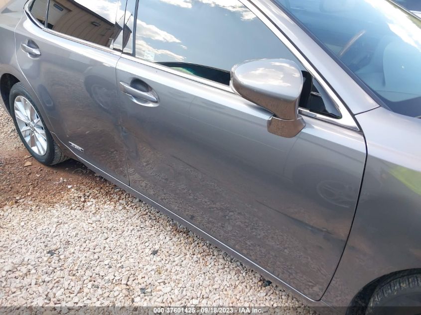 2013 LEXUS ES 300H HYBRID JTHBW1GG9D2027206