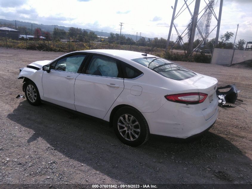 2016 FORD FUSION S - 3FA6P0G73GR126829