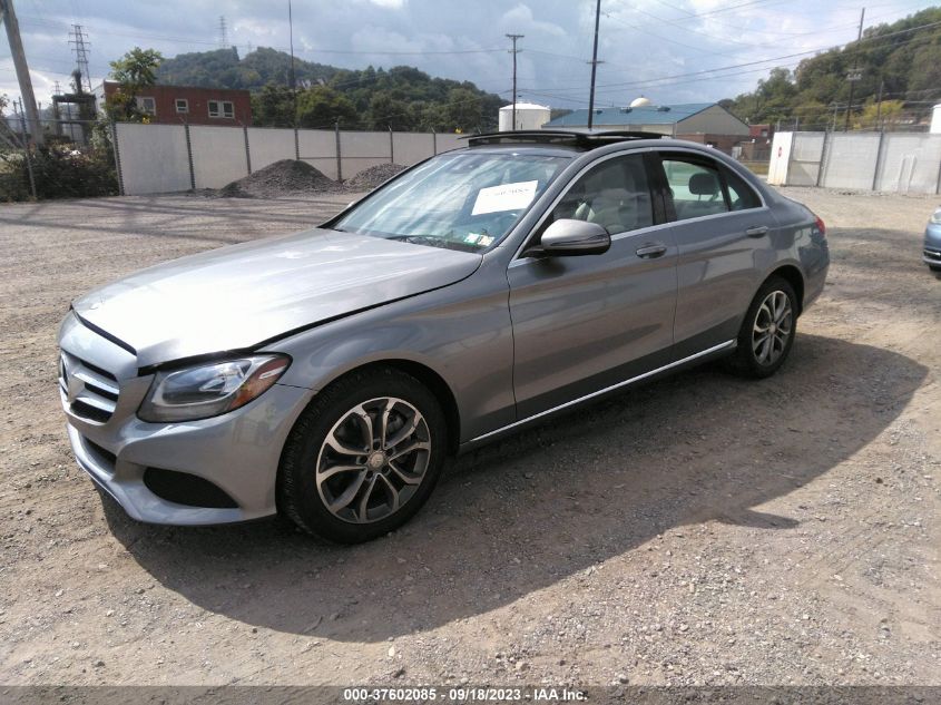 VIN 55SWF4KB0GU121555 2016 MERCEDES-BENZ C-CLASS no.2