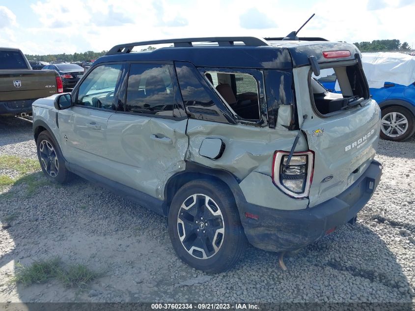 2022 FORD BRONCO SPORT OUTER BANKS 3FMCR9C66NRD72338