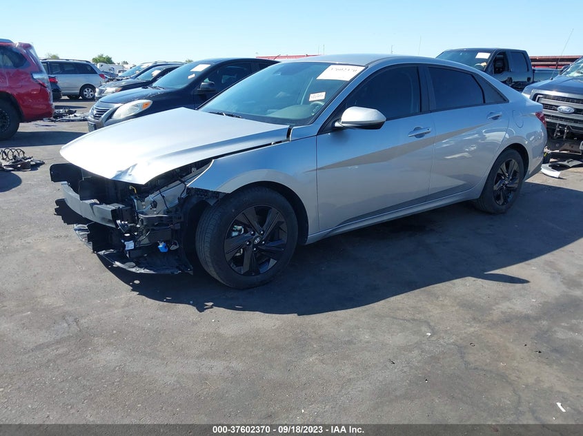 VIN 5NPLM4AG6NH080046 2022 HYUNDAI ELANTRA SEL