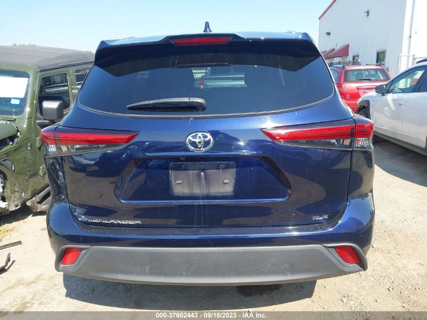 2021 TOYOTA HIGHLANDER XLE - 5TDGZRAH5MS515253