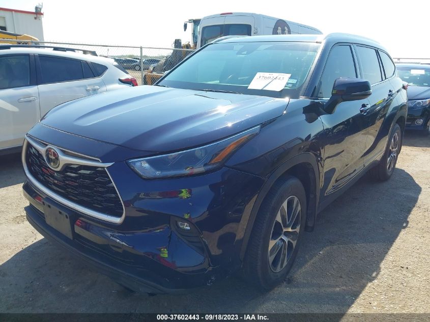 2021 TOYOTA HIGHLANDER XLE - 5TDGZRAH5MS515253