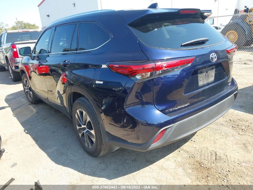 2021 TOYOTA HIGHLANDER XLE - 5TDGZRAH5MS515253