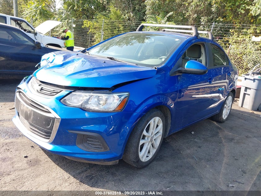 VIN 1G1JB5SB1L4142373 2020 CHEVROLET SONIC LS