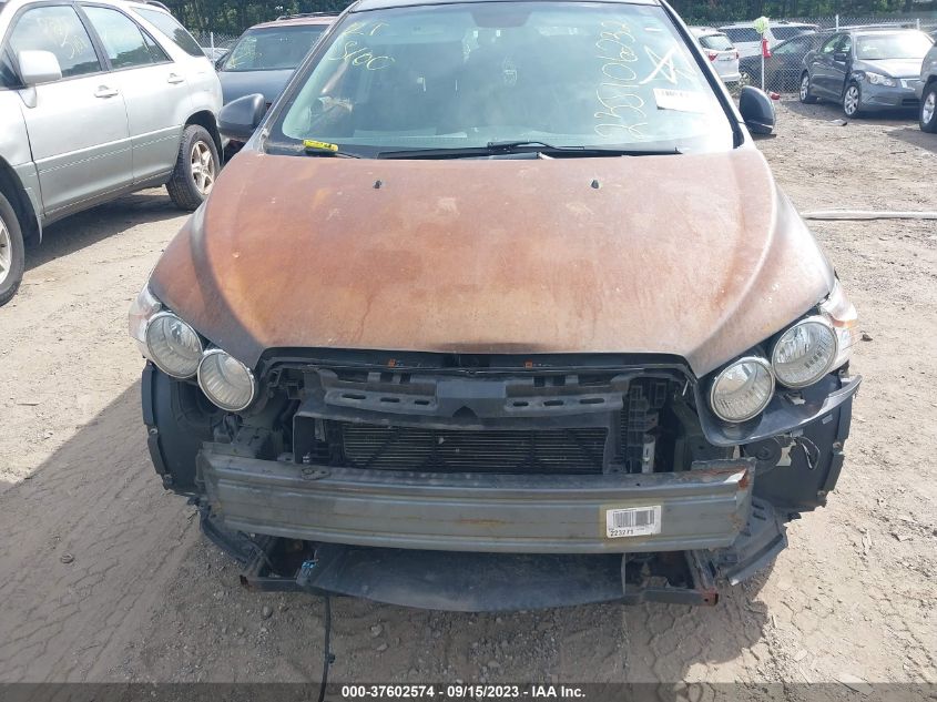 2013 CHEVROLET SONIC LT - 1G1JC6SHXD4188454