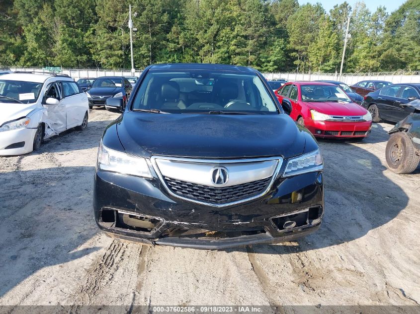 2016 ACURA MDX W/TECH/W/TECH - 5FRYD3H41GB020719