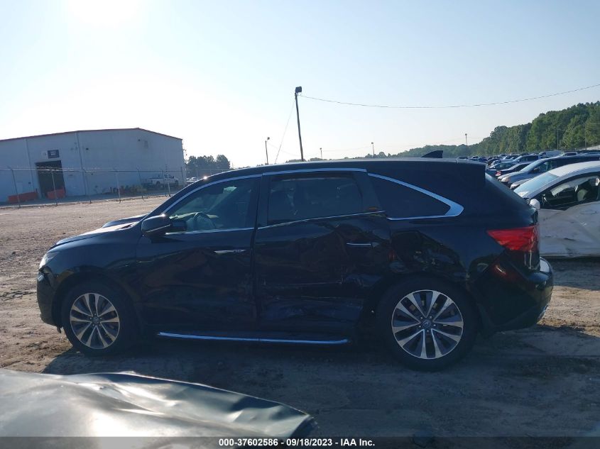 2016 ACURA MDX W/TECH/W/TECH - 5FRYD3H41GB020719
