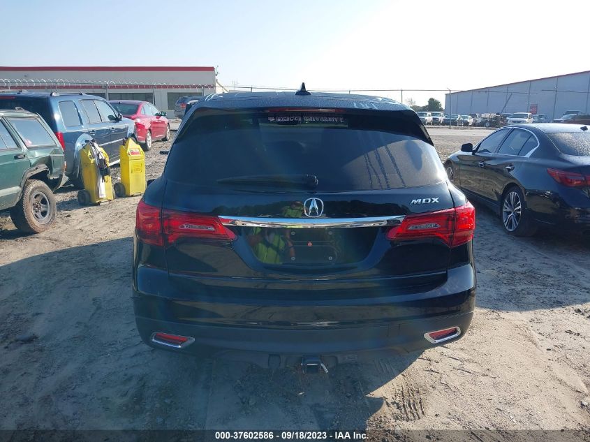 2016 ACURA MDX W/TECH/W/TECH - 5FRYD3H41GB020719