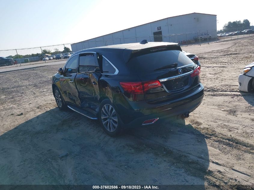2016 ACURA MDX W/TECH/W/TECH - 5FRYD3H41GB020719