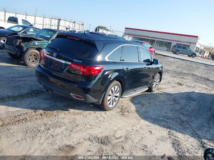 2016 ACURA MDX W/TECH/W/TECH - 5FRYD3H41GB020719