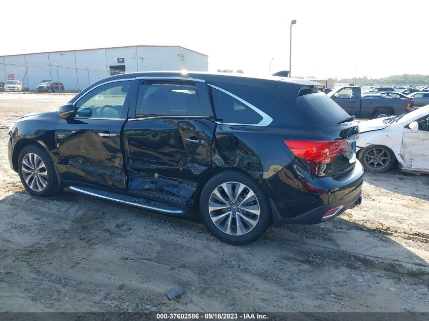 2016 ACURA MDX W/TECH/W/TECH - 5FRYD3H41GB020719