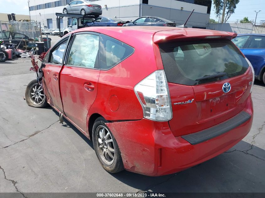 2014 TOYOTA PRIUS V TWO/THREE/FIVE - JTDZN3EU1E3300996