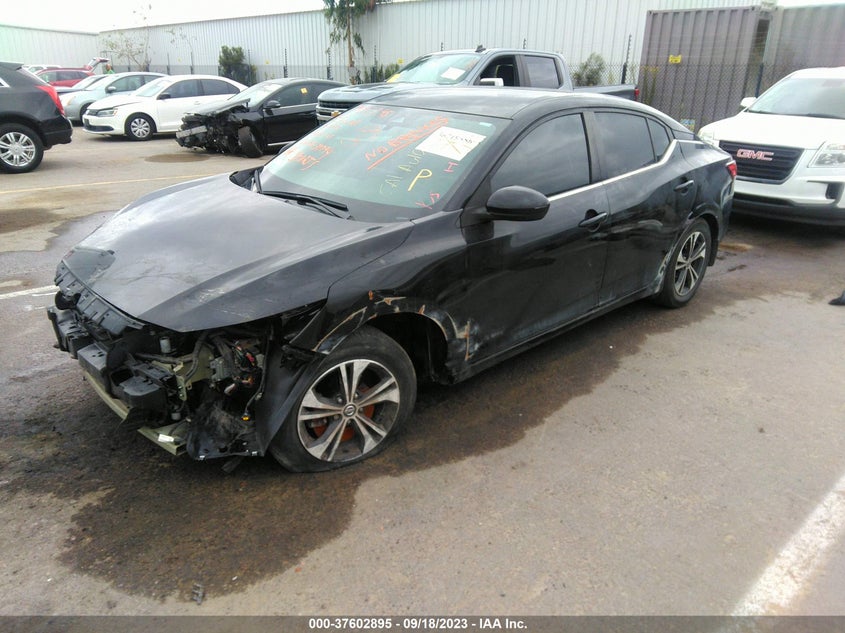 VIN 3N1AB8CV9MY264515 2021 NISSAN SENTRA SV
