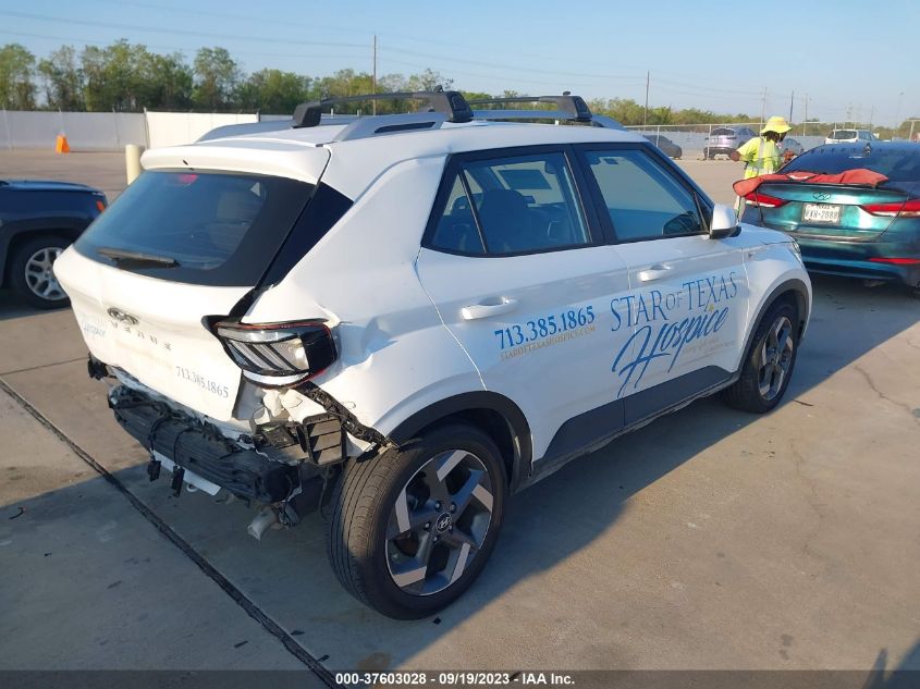 2021 HYUNDAI VENUE SEL/DENIM - KMHRC8A36MU119171