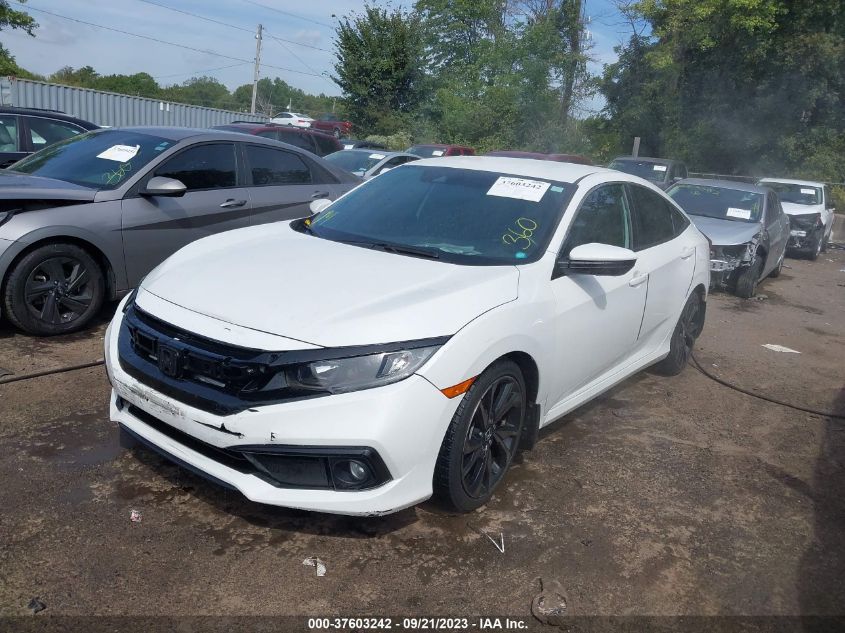 VIN 2HGFC2F82KH555607 2019 HONDA CIVIC SEDAN SPORT