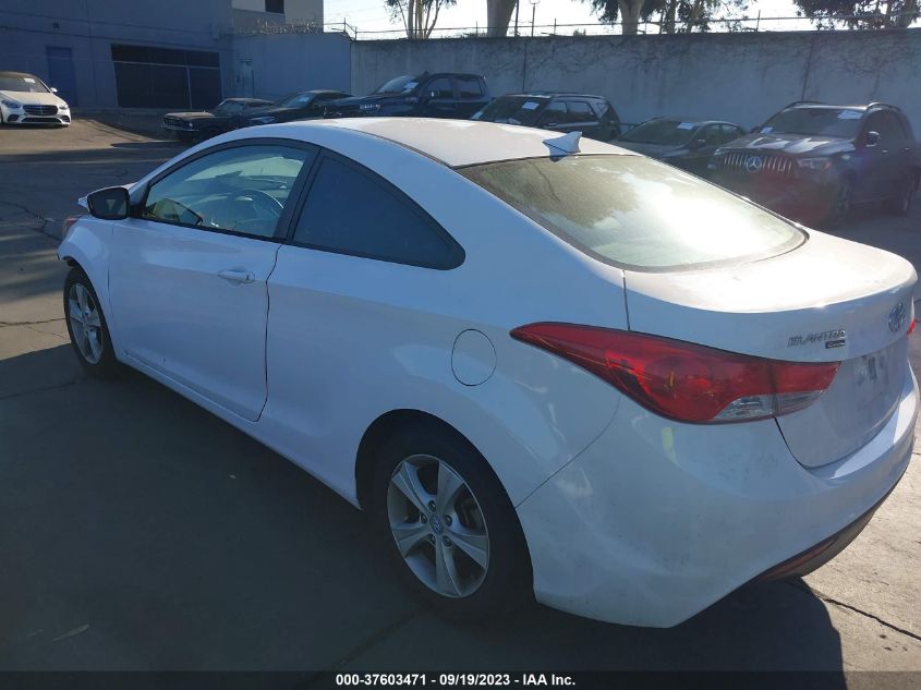 2013 HYUNDAI ELANTRA COUPE GS PZEV KMHDH6AE5DU001520