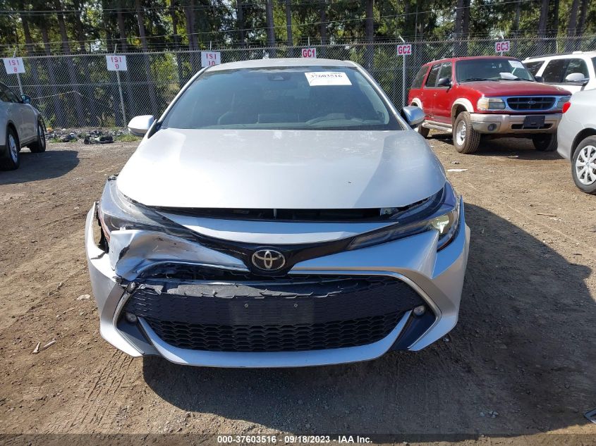2019 TOYOTA COROLLA HATCHBACK SE/XSE JTNK4RBE2K3040135