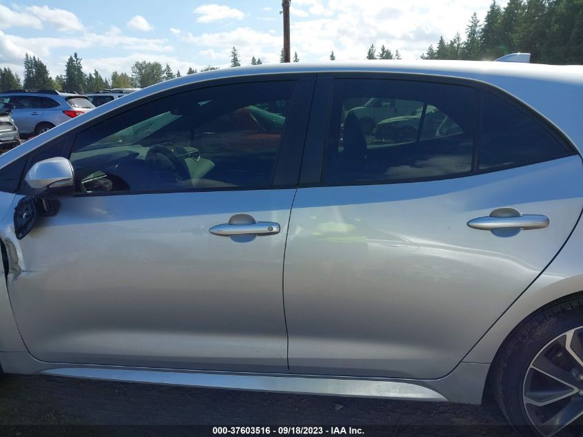 2019 TOYOTA COROLLA HATCHBACK SE/XSE JTNK4RBE2K3040135