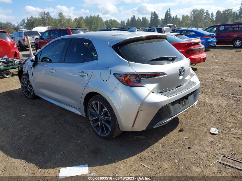 2019 TOYOTA COROLLA HATCHBACK SE/XSE JTNK4RBE2K3040135