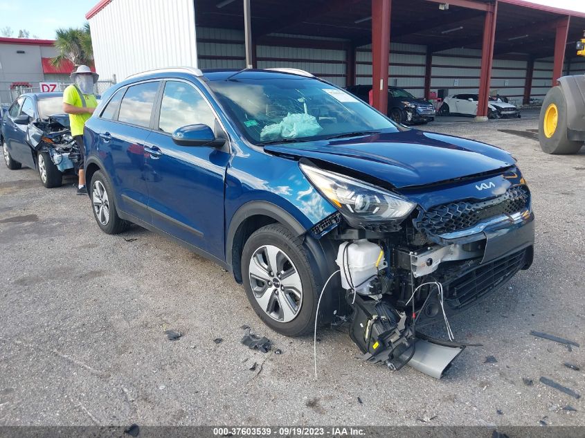KNDCB3LC6N5529509 KIA NIRO LX/LXS/LXS SE 2022