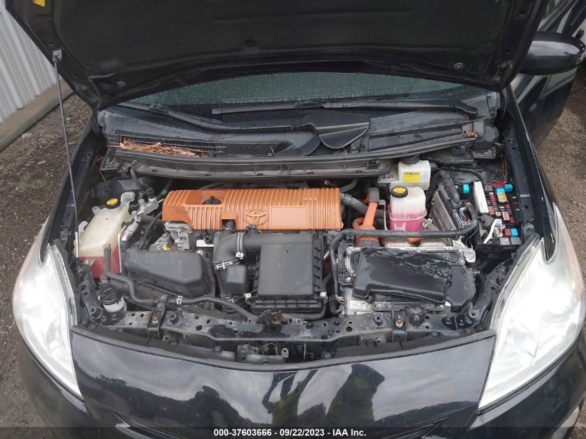 2013 TOYOTA PRIUS ONE/TWO/THREE/FOUR/FIVE - JTDKN3DU9D5658837
