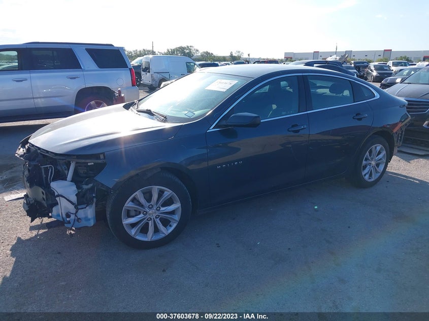 VIN 1G1ZD5ST5MF070542 2021 CHEVROLET MALIBU LT