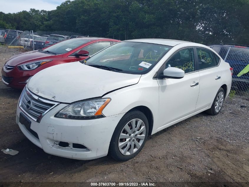 2014 NISSAN SENTRA S/FE+ S/SV/FE+ SV/SR/SL - 3N1AB7AP2EY261133