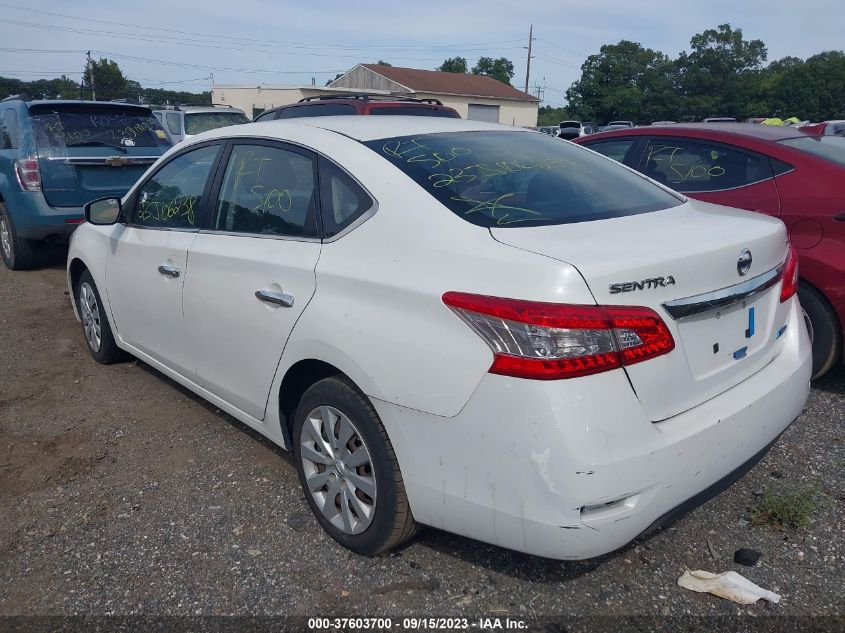 2014 NISSAN SENTRA S/FE+ S/SV/FE+ SV/SR/SL - 3N1AB7AP2EY261133