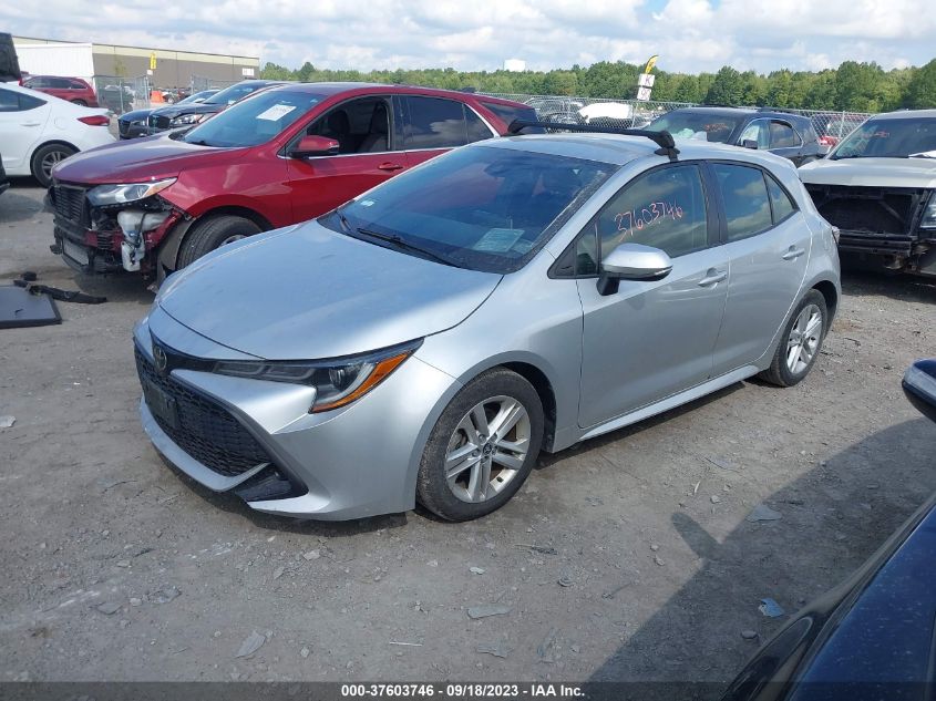 2019 TOYOTA COROLLA HATCHBACK SE/XSE JTNK4RBE4K3001238