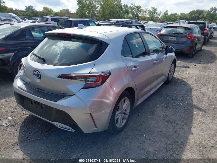 2019 TOYOTA COROLLA HATCHBACK SE/XSE JTNK4RBE4K3001238