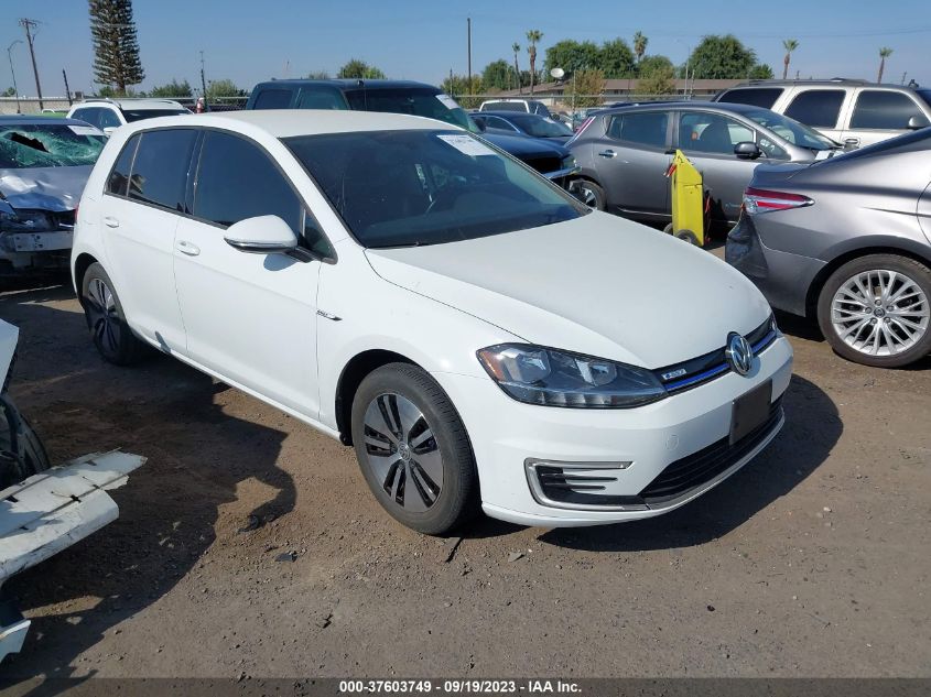 2019 VOLKSWAGEN E-GOLF SE - WVWKR7AU4KW919167