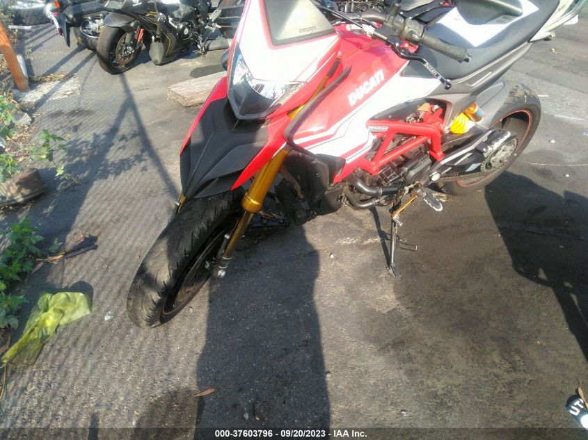 2016 DUCATI HYPERMOTARD 939 ZDM1YBJS4GB012244