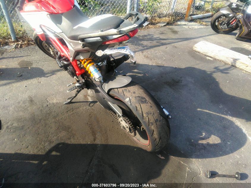 2016 DUCATI HYPERMOTARD 939 ZDM1YBJS4GB012244