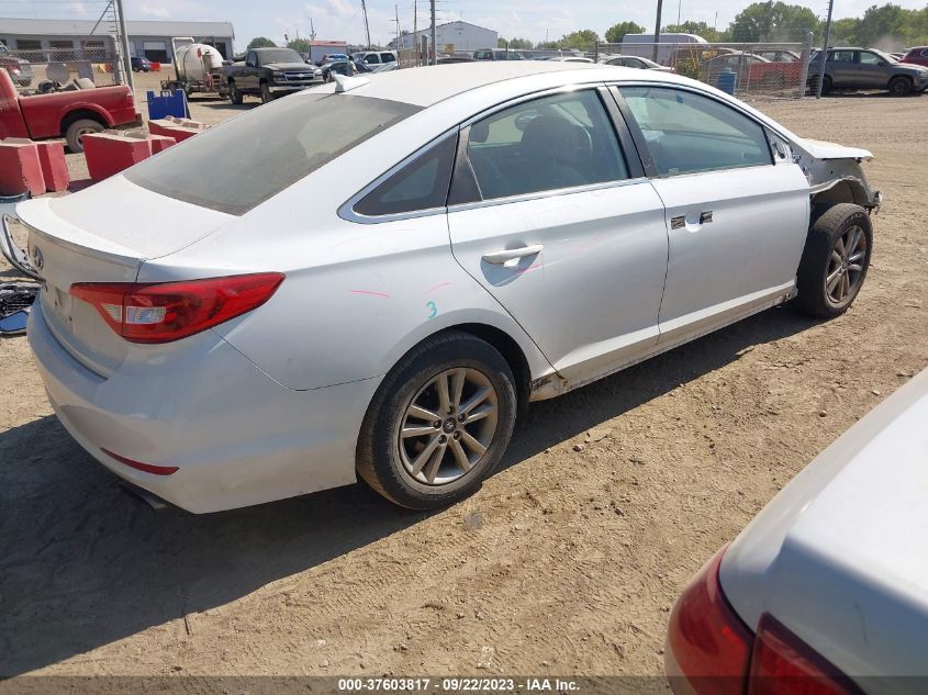 2015 HYUNDAI SONATA 2.4L SE - 5NPE24AF0FH073567