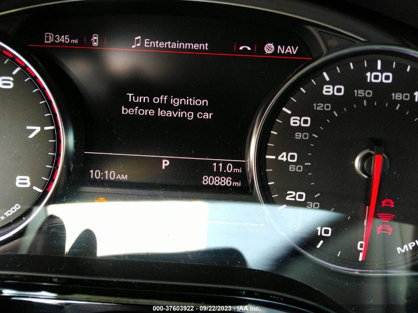 2015 AUDI A8 L 4.0T WAU32AFD5FN002391