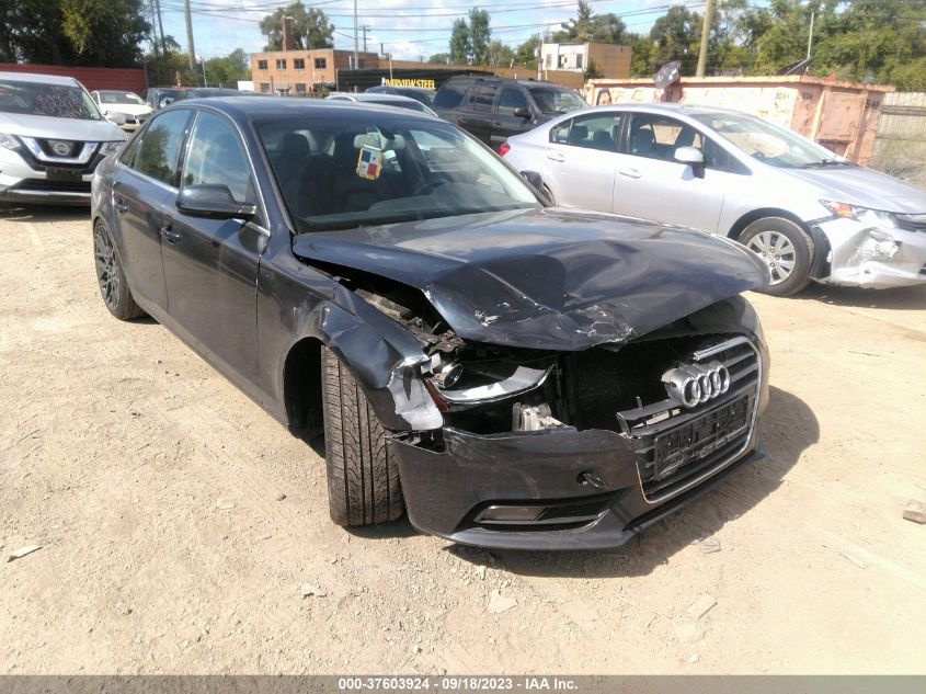 2013 AUDI A4 PREMIUM PLUS - WAUFFAFL1DN005147