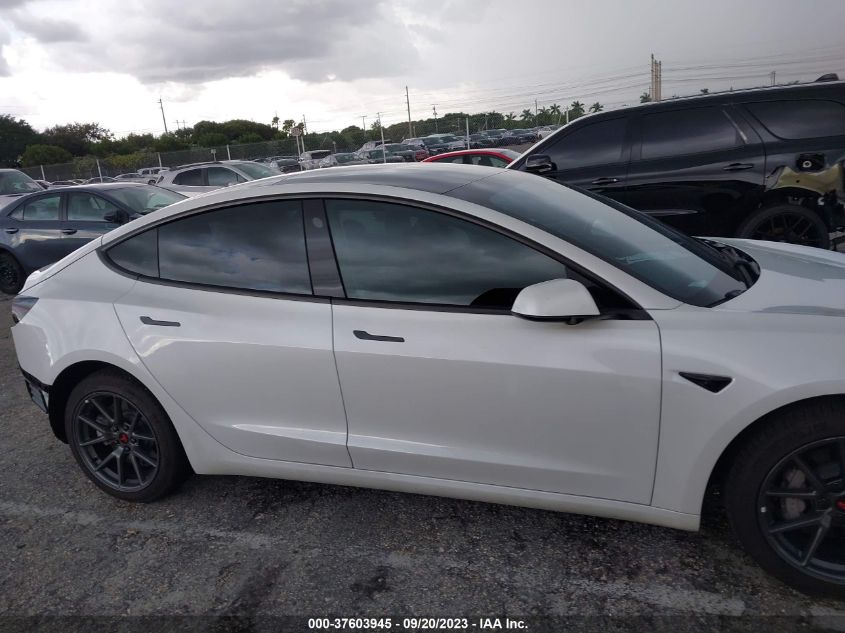 2023 TESLA MODEL 3 - 5YJ3E1EA4PF405358
