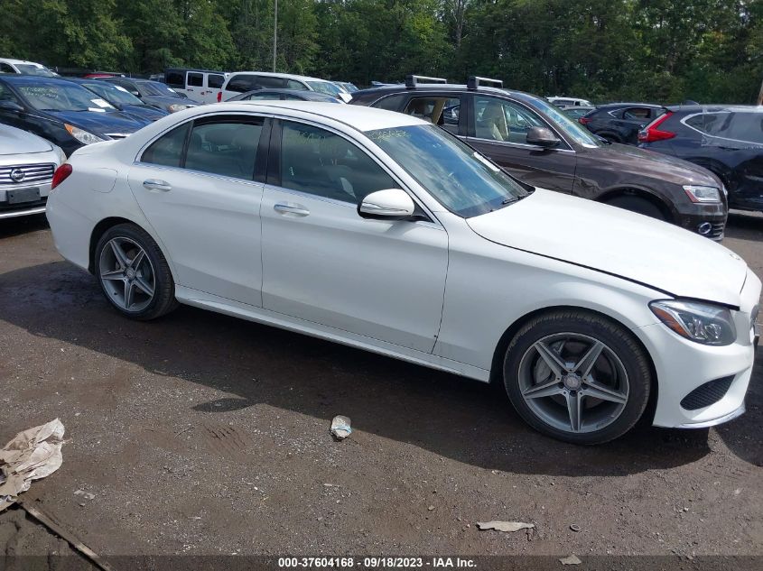 2015 MERCEDES-BENZ C 300 SPORT 4MATIC/LUXURY 4MATIC/4MATIC - 55SWF4KB9FU042822