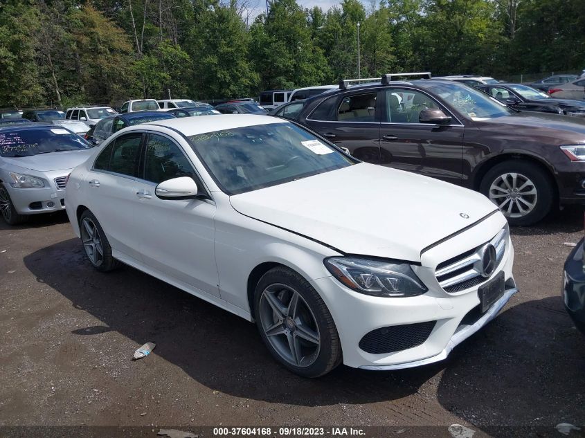 2015 MERCEDES-BENZ C 300 SPORT 4MATIC/LUXURY 4MATIC/4MATIC - 55SWF4KB9FU042822