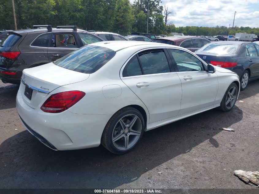 2015 MERCEDES-BENZ C 300 SPORT 4MATIC/LUXURY 4MATIC/4MATIC - 55SWF4KB9FU042822