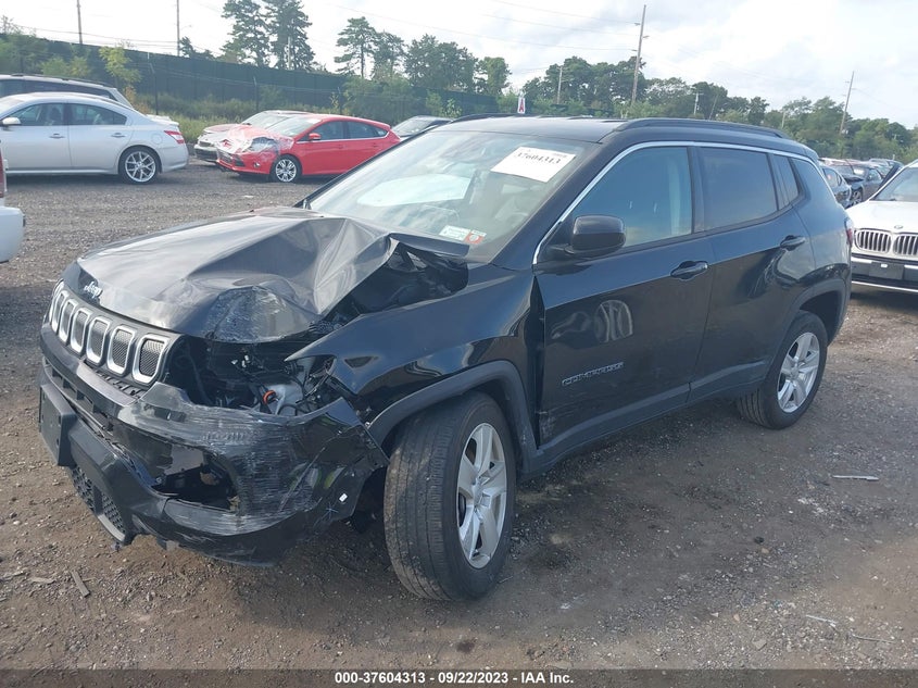 VIN 3C4NJDBB2NT155474 2022 JEEP COMPASS LATITUDE