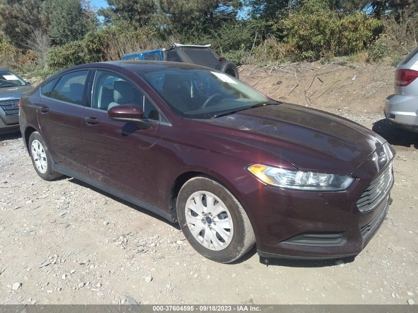 2013 FORD FUSION S - 3FA6P0G78DR375266