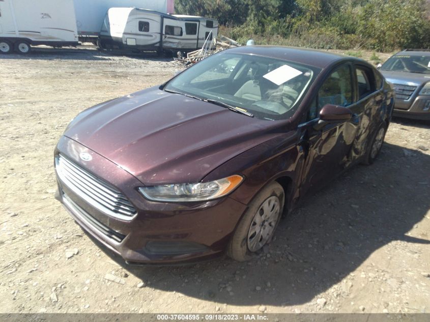 2013 FORD FUSION S - 3FA6P0G78DR375266