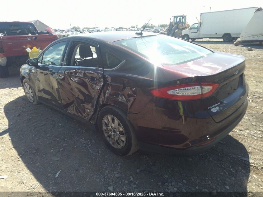 2013 FORD FUSION S - 3FA6P0G78DR375266