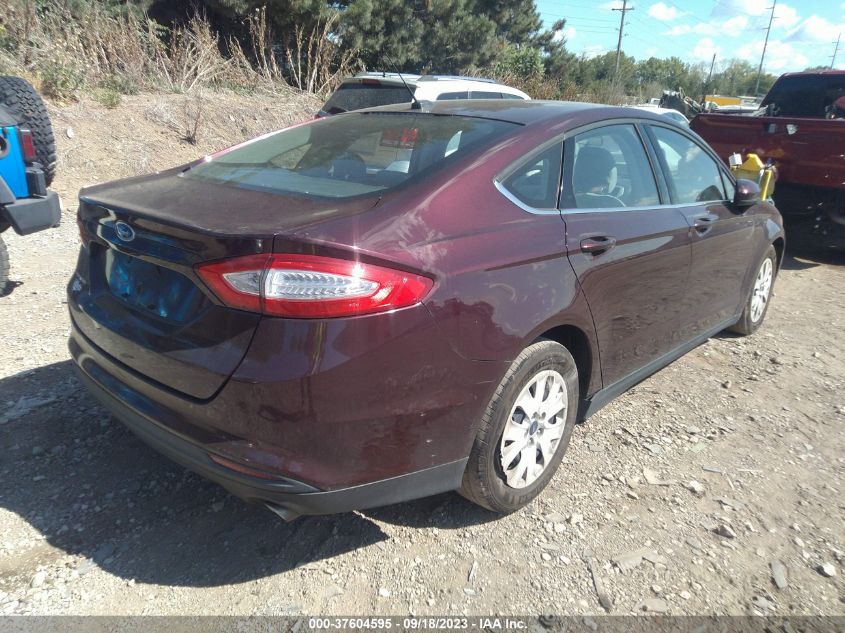 2013 FORD FUSION S - 3FA6P0G78DR375266