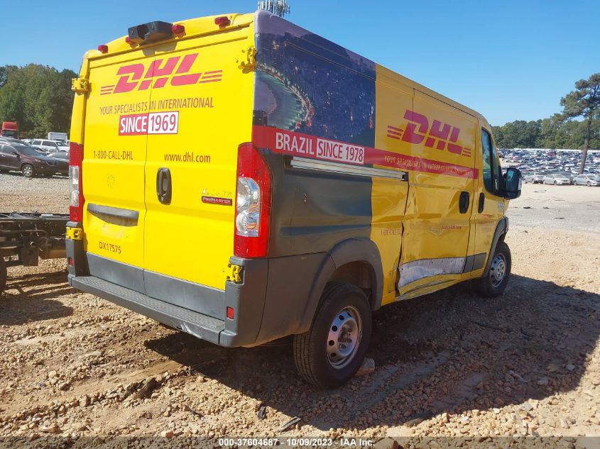 2018 RAM PROMASTER 1500 LOW ROOF 136" WB - 3C6TRVAG9JE110718