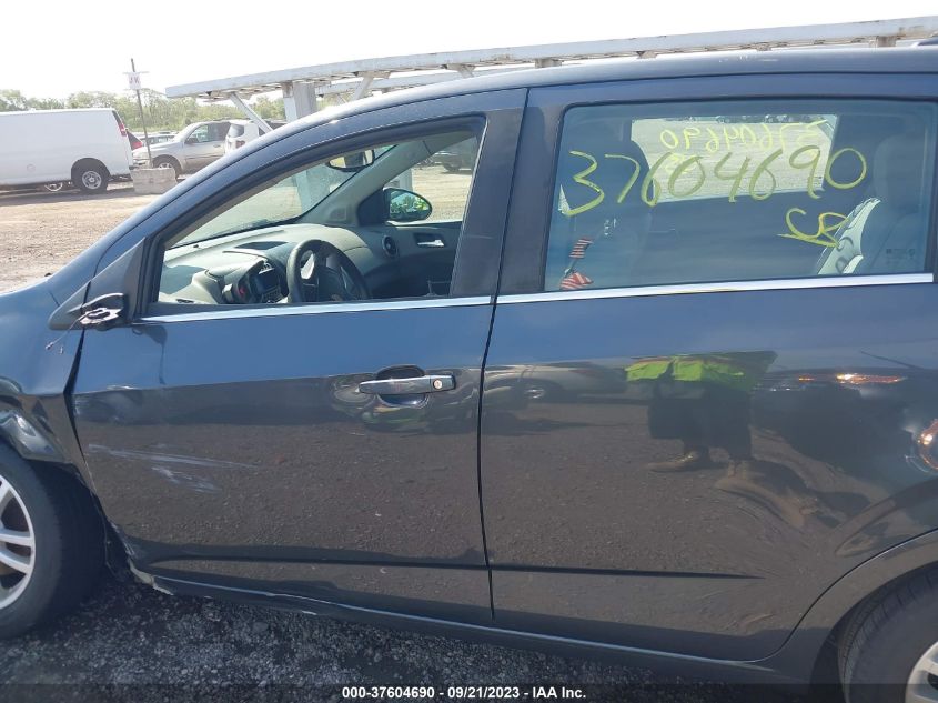 2013 CHEVROLET SONIC LT - 1G1JC6SG0D4201770